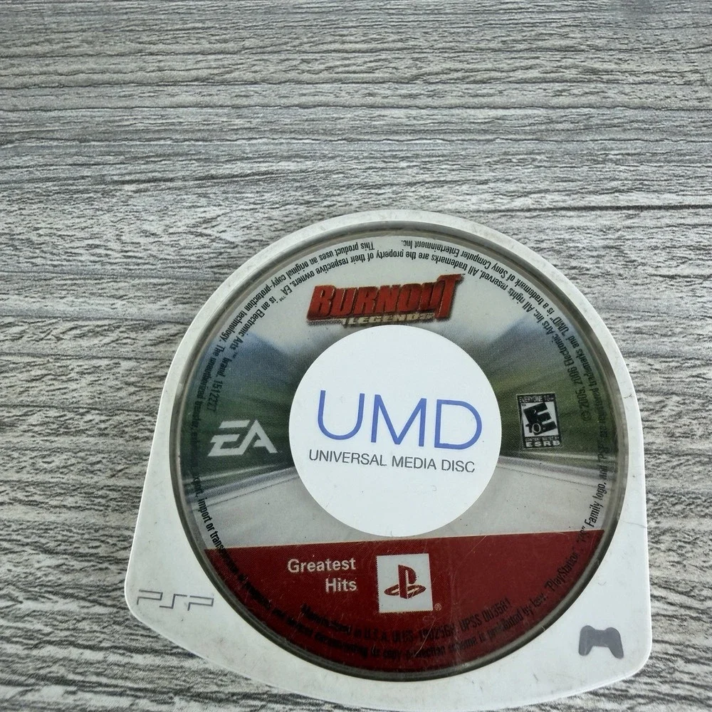 Burnout Legends Sony PSP Disc Only  Tested And Working